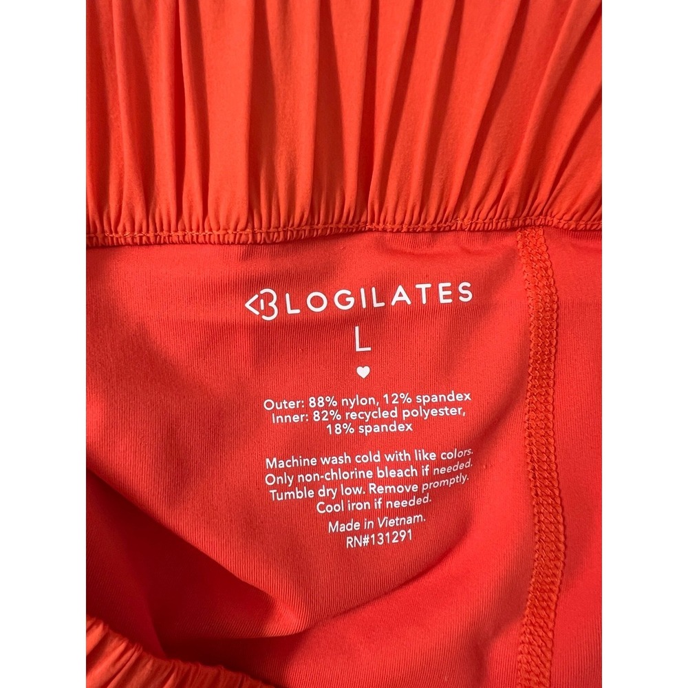 Blogilates Ruffle Athletic Shorts Size L NWT - Picture 5 of 6